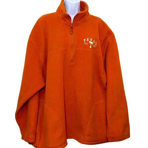 AS Sports Other - Vintage Texas Longhorns Fleece Quarter Zip Jacket AS Sports UT Orange Men’s XXL